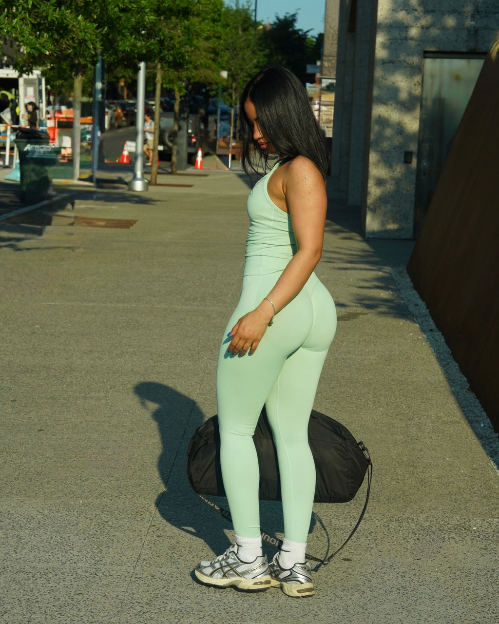 I love matcha leggings